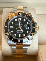 ROLEX SUBMARINER STEEL GOLD BLACK DIAL, Sieraden, Tassen en Uiterlijk, Horloges | Heren, Ophalen, Staal, Rolex, Zo goed als nieuw