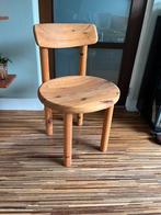 Vintage Rainer Daumiller Deens Design 1 stoel, Ophalen, Zo goed als nieuw, Bruin, Eén