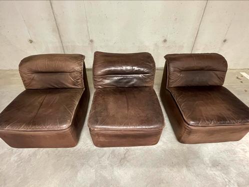 3 Modulaire banken/ sofa’s Walter Knoll, Huis en Inrichting, Banken | Sofa's en Chaises Longues, Gebruikt, 75 tot 100 cm, Leer
