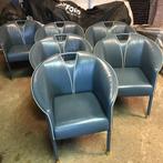 6 Paola Piva Auretta Wittmann stoel stoelen design modern, Huis en Inrichting, Stoelen, Ophalen, Blauw, Leer, Nvt