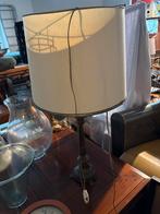 Vintage Tafellamp met Stoffen Kap, Huis en Inrichting, Lampen | Vloerlampen, Ophalen of Verzenden, Gebruikt, Stof, Minder dan 100 cm