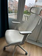 IKEA Matchspel - Witte/blauwe Bureaustoel met Armleuningen, Ophalen, Gebruikt, Wit, Bureaustoel