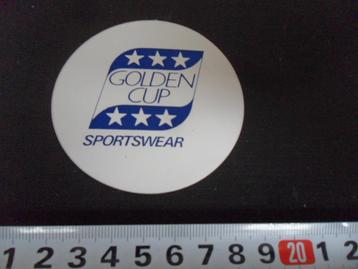 sticker logo golden cup sportswear beschikbaar voor biedingen