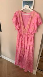 Roze Ibiza jurk 1 maat, Ophalen, Zo goed als nieuw, Roze, Onder de knie