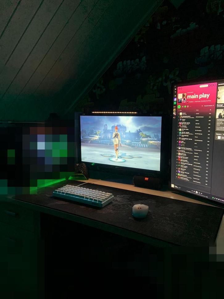 Volledige gaming setup (ZONDER PC!!!), Computers en Software, Desktop Pc's, Gebruikt, Gaming, Ophalen