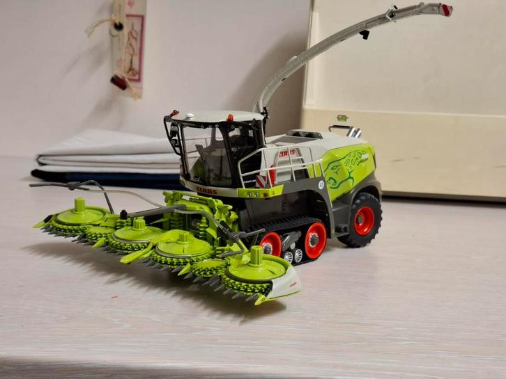 Claas Jaguar 990 met Orbis 750 - Speciale Stickers, Hobby en Vrije tijd, Modelauto's | 1:32, Zo goed als nieuw, Ophalen of Verzenden