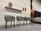 4 Nieuw Gelderland Blaze Eetkamerstoel stof Design Stoel, Huis en Inrichting, Stoelen, Nieuw, Ophalen of Verzenden, Vier, Gelderland