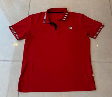 Fila Piro Polo shirt Heren rood L t-shirt poloshirt beschikbaar voor biedingen