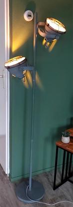 Industriële Vloerlamp met Spots, Huis en Inrichting, Lampen | Vloerlampen, Ophalen, Zo goed als nieuw, Metaal, 150 tot 200 cm