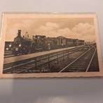 1930 stoomlocomotief met wagons Op het station te Elst, Verzamelen, Ophalen of Verzenden, 1920 tot 1940, Gelderland