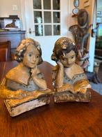 Antieke franse beeldjes van 2 meisjes, Verzenden