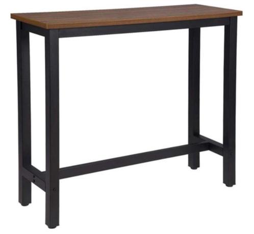 Rechthoekige Bartafel, Huis en Inrichting, Tafels | Sidetables, Nieuw, 25 tot 50 cm, 100 tot 150 cm, Rechthoekig, Metaal, Ophalen of Verzenden