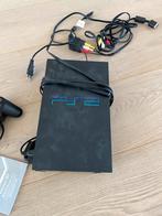 Ps2 met console, Spelcomputers en Games, Spelcomputers | Sony PlayStation 2, Ophalen, Gebruikt, Zwart, Met games