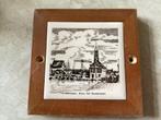 Hindeloopen, Sluis met Oostertoren // tegel 7.5 cm, Verzamelen, Merken en Reclamevoorwerpen, Ophalen of Verzenden