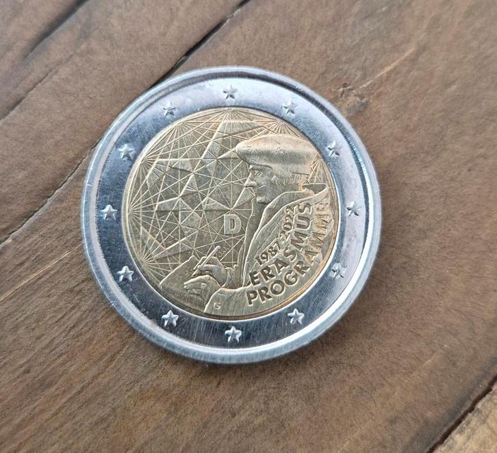 Zeldzame 2 euro munt Erasmus en antaal andere, Postzegels en Munten, Munten | Europa | Euromunten, Losse munt, 2 euro, Duitsland