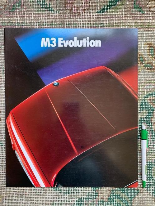Groot formaat brochure BMW M3 Evolution E30 1988 nieuw!, Boeken, Auto's | Folders en Tijdschriften, Nieuw, BMW, Ophalen of Verzenden