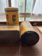 Vintage Blikkenset met oost indische kers Verkade, Ophalen of Verzenden, Gebruikt, Overige merken