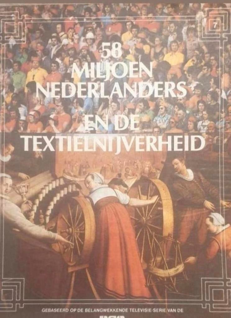58 Miljoen Nederlanders en de textielnijverheid., Boeken, Ophalen of Verzenden, Manning en de Vroede, 20e eeuw of later, Gelezen