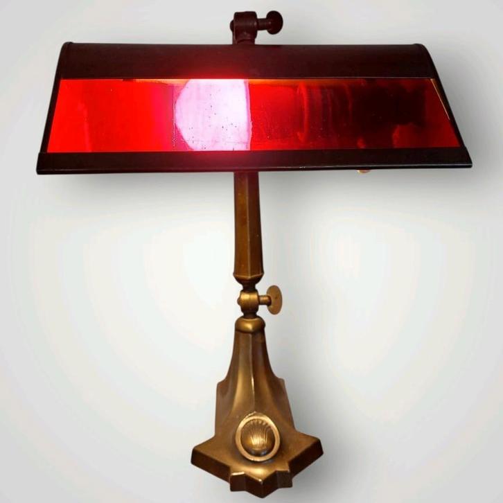 Antiek lampje Bureaulampje art deco lamp, Antiek en Kunst, Antiek | Lampen, Ophalen of Verzenden