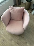 Roze Karwei fauteuil - Zo goed als nieuw!, Ophalen, Zo goed als nieuw, Stof, 75 tot 100 cm