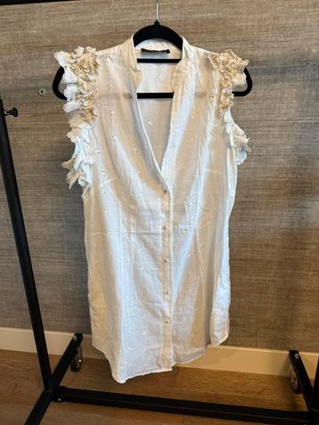 Wit tuniek broderie merk: twinset beschikbaar voor biedingen