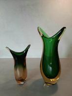 2 Murano design vazen vintage, Ophalen of Verzenden