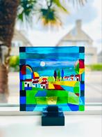 Glasfusie, glaskunst, toscana in bluesquare, Ophalen