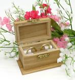 Schattige schatkistje als trouwringen doosje., Ophalen of Verzenden, Nieuw, Feestartikel, Geboorte of Huwelijk