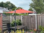Parasol met tegels, Tuin en Terras, Ophalen, Gebruikt, Zweefparasol
