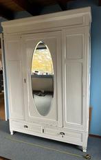 Brocante Kast met Spiegel, Huis en Inrichting, Kasten | Kledingkasten, Gebruikt, 200 cm of meer, 150 tot 200 cm, Ophalen of Verzenden