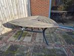 Tuintafel driehoek., Ophalen, Gebruikt, Rond, Metaal