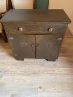 Houten dressoir kastje - antiek, Huis en Inrichting, Ophalen, Gebruikt, 25 tot 50 cm, 50 tot 100 cm