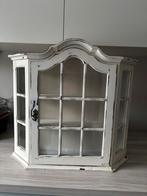 Charmant vitrinekastje met glas, Ophalen, Gebruikt, 50 tot 100 cm, Minder dan 25 cm