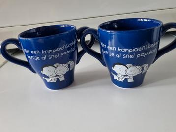 Twee leuke bekers - Blueband  beschikbaar voor biedingen