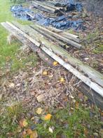 Houten balken 10€ p/st, Doe-het-zelf en Verbouw, Hout en Planken, Gebruikt, 25 tot 50 mm, Plank, Steigerhout