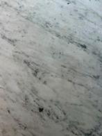 Vintage houten dressoir met wit marmeren blad, Ophalen, Gebruikt