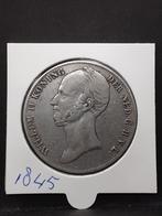Rijksdaalder 1845 koning Willem II, Postzegels en Munten, Munten | Nederland, Zilver, Ophalen of Verzenden, Losse munt, 2½ gulden