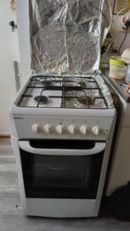 Gasfornuis met elektrische oven – goed werkend, Witgoed en Apparatuur, Fornuizen, Zo goed als nieuw, Gas, 85 tot 90 cm, 4 kookzones