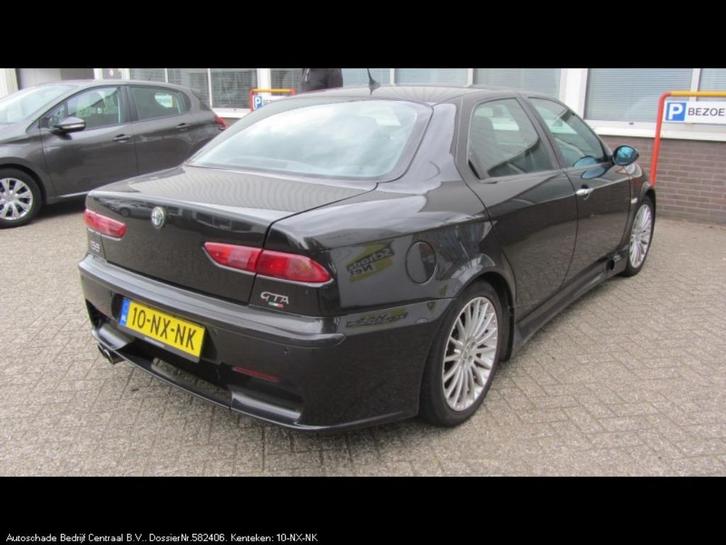 Alfa Romeo 156 3.2 V6 GTA 2003 Zwart, Auto's, Alfa Romeo, Particulier, Airconditioning, Cruise Control, Elektrische buitenspiegels