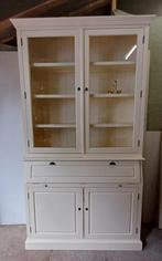 Mooi groot kabinet vitrinekast wit winkelkast, Ophalen, Zo goed als nieuw, 25 tot 50 cm, 200 cm of meer