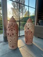 Lantaarn terracotta, Huis en Inrichting, Ophalen, Overige kleuren, Aardewerk of Porselein, Nieuw