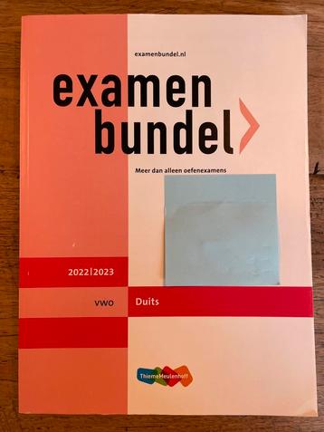 Examenbundel Duits VWO 2022/2023 beschikbaar voor biedingen