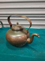 theekan vintage koper, Huis en Inrichting, Keuken | Servies, Ophalen of Verzenden, 'T Olde Gre-j, Info@toldegrej.nl, Endepoelstraat 20f Didam