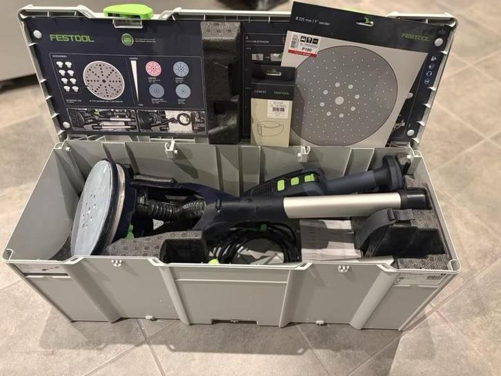 Te Huur Festool LHS + Festool CTM stofzuiger!., Doe-het-zelf en Verbouw, Gereedschap | Schuurmachines, Gebruikt, Excentrische schuurmachine
