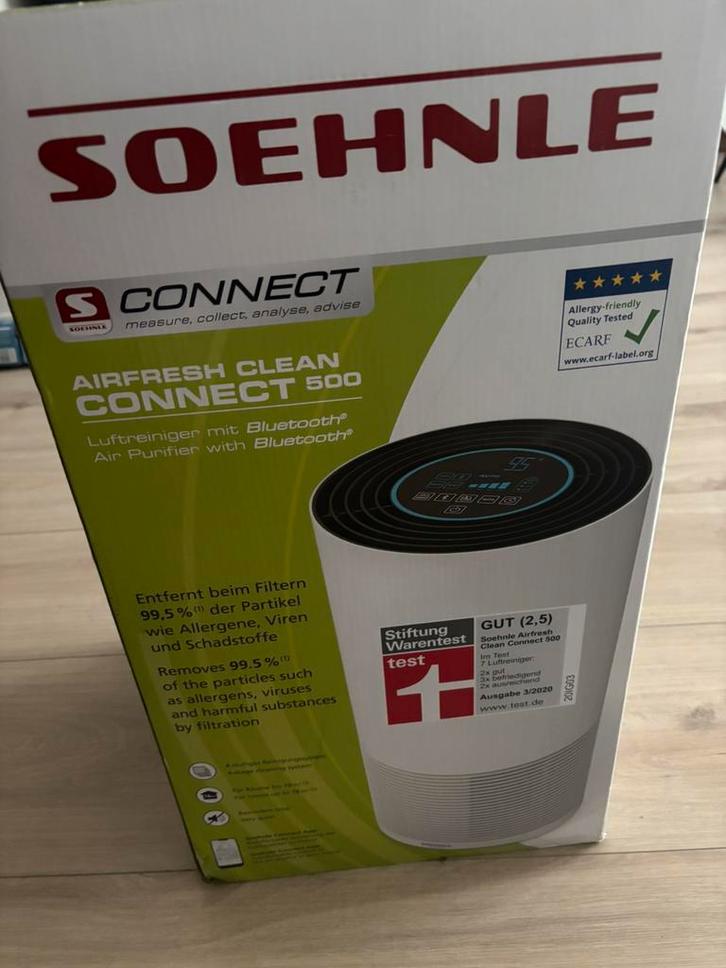 Soehnle Airfresh Clean Connect 500, Witgoed en Apparatuur, Luchtbehandelingsapparatuur, Zo goed als nieuw, Luchtreiniger, Ophalen of Verzenden