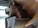originele Loyd Loom stoelen, Ophalen, Gebruikt, Bruin, Twee