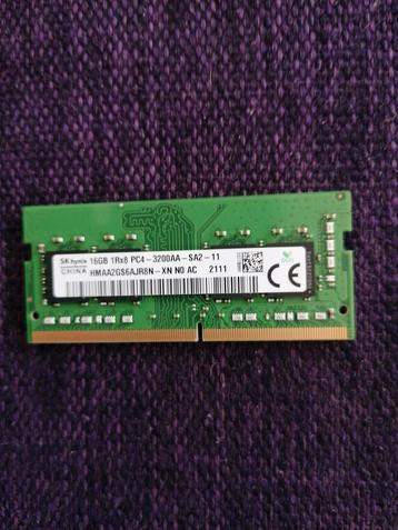 SKHynix 16GB DDR4 3200MHz SODIMM Laptop Geheugen beschikbaar voor biedingen