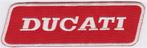 Ducati stoffen opstrijk patch embleem #16, Ophalen of Verzenden, Nieuw
