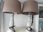 Twee identieke lampen, Huis en Inrichting, Lampen | Tafellampen, Zo goed als nieuw, Ophalen