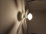 Witte lamp plafond ventilator 3 standen, Witgoed en Apparatuur, Ventilatoren, Ophalen, Zo goed als nieuw, Plafondventilator